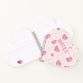 Pretty Pink Hearts Notitieboek (Binnen)