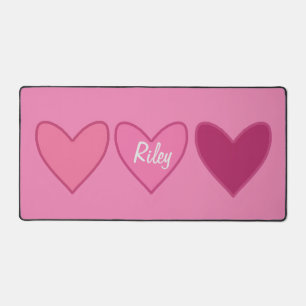 Pretty Pink Hearts Valentijnsdag  Bureaumat