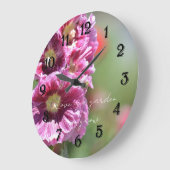 Pretty Pink Hollyhock Flowers Photography Grote Klok (Hoek)