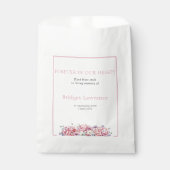 Pretty Pink Hydrangea Funeral Seed Packet Bedankzakje (Voorkant)