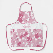 Pretty Pink Love Heart Personalized Schort (Voorkant)