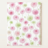 Pretty Pink Mint Ranunculus Quote Planner (Achterkant)