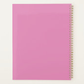Pretty Pink Monogram Planner (Achterkant)