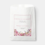 Pretty Pink Peonies Funeral Seed Packet Bedankzakje (Voorkant)