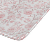 Pretty Pink Roses Floral Bridal Shower Snijplank (Hoek)