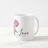 Pretty Pink Roses Koffiemok (Voorkant rechts)