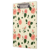 Pretty Pink Roses Pastel Pink Pattern Klembord (Links)