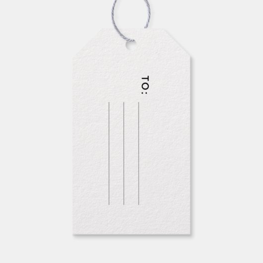 Pretty Pink Script Gelukkig Valentijnsdag Cadeaulabel (Achterkant)