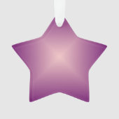 Pretty Pink  Ster > Kerstboomornament Ornament (voorkant)