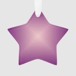 Pretty Pink  Ster > Kerstboomornament Ornament
