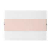 Pretty pink white red roses floral wedding  uitnodigingen wikkel (Achterkant Voorbeeld)