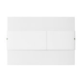 Pretty pink white red roses floral wedding uitnodigingen wikkel (Achterkant Voorbeeld)