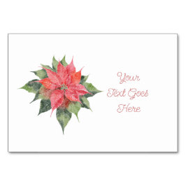Pretty Poinsettia zitplaats toewijzing  Kaart