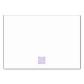 Pretty Poinsettia zitplaatsindeling  Kaart (Achterkant)