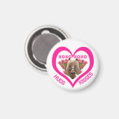 Pretty Pony in Pink Valentine's Day Magneet (Voorkant / Achterkant)