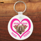 Pretty Pony in Pink Valentine's Day Sleutelhanger (Voorkant)
