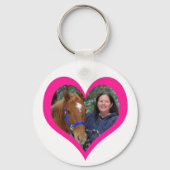 Pretty Pony in Pink Valentine's Day Sleutelhanger (Achterkant)