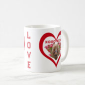 Pretty Pony in Red Valentine's Day Koffiemok (Voorkant rechts)