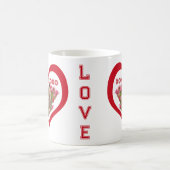 Pretty Pony in Red Valentine's Day Koffiemok (Center)