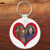 Pretty Pony in Red Valentine's Day Sleutelhanger (Achterkant)