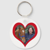 Pretty Pony in Red Valentine's Day Sleutelhanger (Achterkant)
