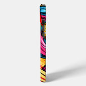 Pretty Pop Art Comic Meisje Kleurrijk Ai Kunst Case-Mate iPhone Case (Achterkant / Links)