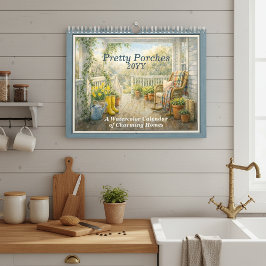 Pretty Porches 2027 – Een waterverfkalender Kalender