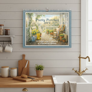 Pretty Porches 2027 – Een waterverfkalender Kalender
