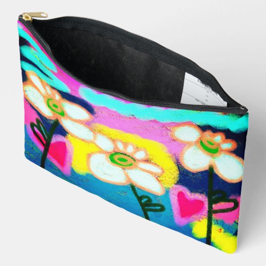 Pretty Posies Abstract Art Etui (Open)
