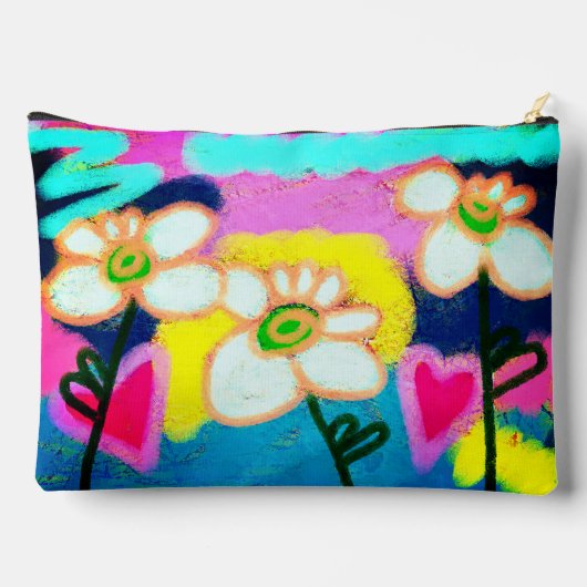 Pretty Posies Abstract Art Etui (Achterkant)