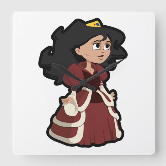 PRETTY PRINSES VIERKANTE KLOK (Voorkant)