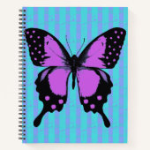 Pretty Punk Vlinder Ontwerp Notitieboek (Voorkant)