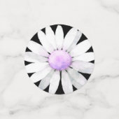 Pretty Purple Dotted Daisy's Confetti (Kleine voorkant)