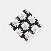 Pretty Purple Dotted Daisy's Servet (Hoek)