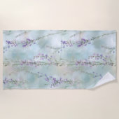 Pretty Purple Flowers  Strandlaken (Voorkant)