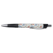 Pretty Red Blue Flowers Pen (Bodem)