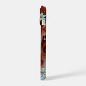 Pretty Red Haired Fairy with Dragon iPhone 15 Case (Linkerkant)