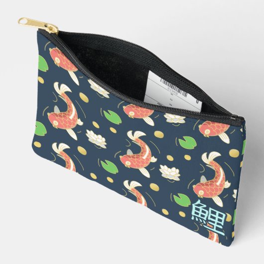 Pretty Red Koi With Kanji Etui (Open)