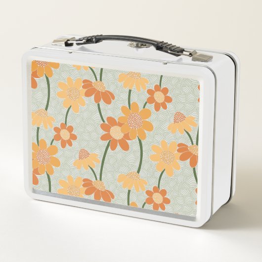 Pretty retro muted 1970s flowers (Achterkant)