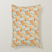 Pretty retro muted 1970s Flowers Accent Kussen (Voorkant(Verticaal))