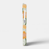 Pretty retro muted 1970s flowers Case-Mate iPhone case (Achterkant / Links)