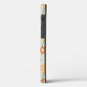 Pretty retro muted 1970s flowers Case-Mate iPhone case (Achterkant / Links)