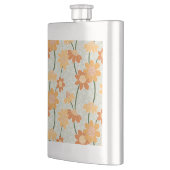 Pretty retro muted 1970s flowers flacon (Links)