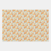 Pretty retro muted 1970s flowers inpakpapier vel (Voorkant 2)