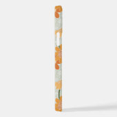 Pretty retro muted 1970s flowers iPhone hoesje (Rechterkant)