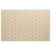 Pretty retro muted 1970s flowers stof (Yard (91,4 cm))