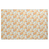 Pretty retro muted 1970s flowers stof (Fat Quarter)