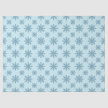Pretty retro sneeuwvlokpatroon blues waterverf
