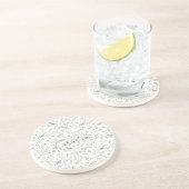 Pretty Romantic Blue Birds Zandsteen Onderzetter (Zijkant)