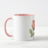 Pretty Romantic Red Rose Flower Mok (Links)